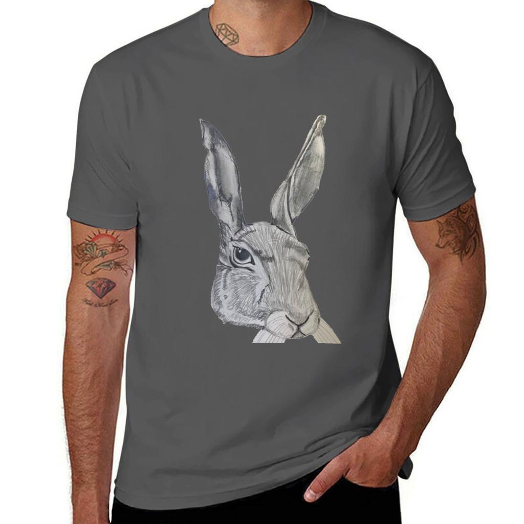 Hare Face Tshirt Street Style Casual Tee Shirt Tshirt