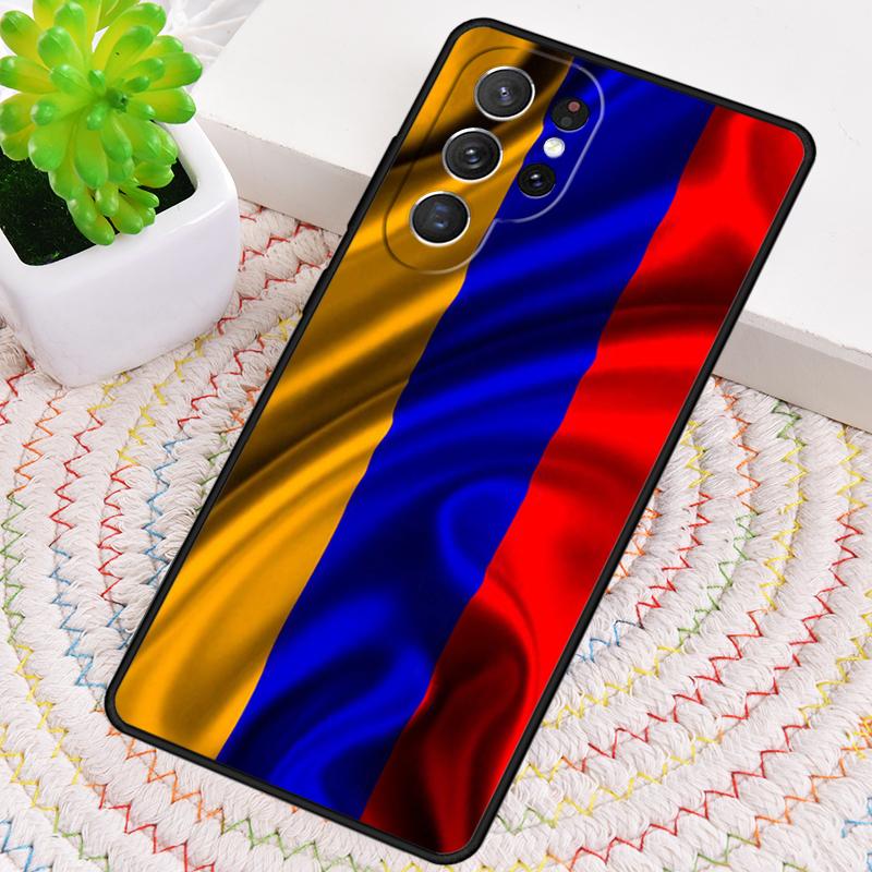 Armenian Flag Phone Case for Samsung Galaxy note 10 pro S26 Ultra S23 S24 FE S25 S21 S22 PLUS shockproof Cove