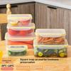 Food Storage Containers Airtight Leak Proof BPA Free Food Grade Plastic 1/4 Pcs for Baked Goods Bread Storage
