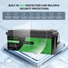 EU LOCAL STOCK Lifepo4 Battery System With Grade a 100Ah Cells, Built-in Smart BMS, 48V 200Ah Output, Bluetooth Control, Battery