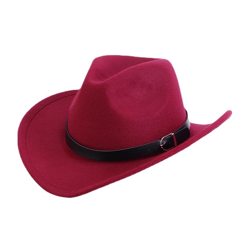 Cowboy Hats Fedora Hat For Men And Woman Winter And Autumn Felt Hat Jazz Hat