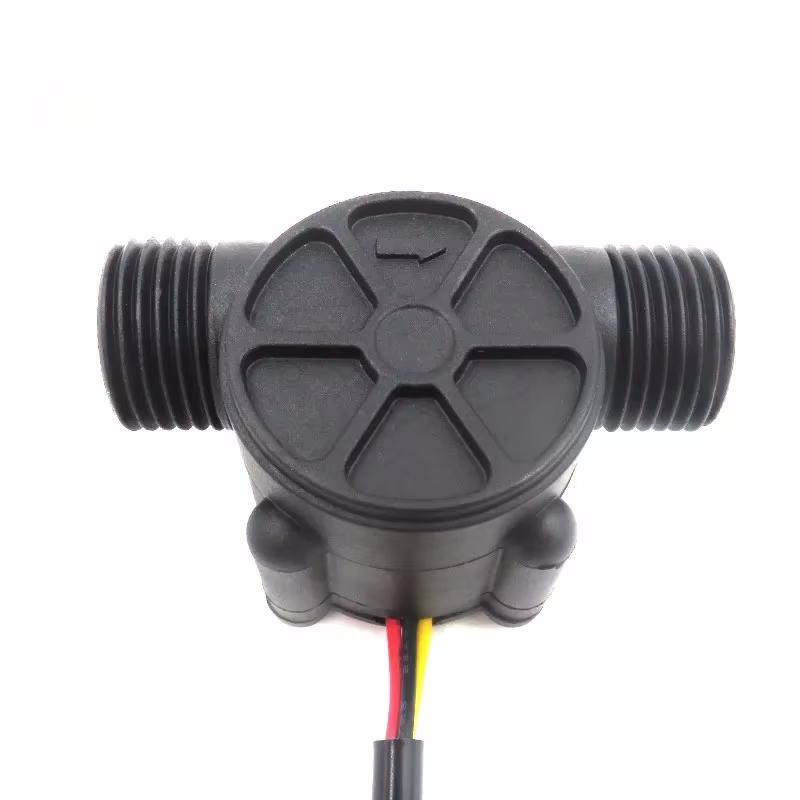 Durable Quality 1/2" Water Flow Control Meter LCD Display + Flow Sensor + Solenoid Valve Light Weight