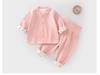 Baby Thermal Underwear Set: Cozy Top & High-Waist Bottoms for Autumn/Winter