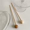 Metal Round Ball Hair Sticks For Women Girl Simple Gold Color Smooth Bead Hair Clips Hair Stick Hair Accessories Jewelry