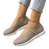 Women's Wide Width Breathable Slip-Ons, Cutout Design Casual Sneakers, European Style Wholesale Flats for Women