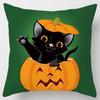 Halloween Cartoon Cat Square Pillowcase Home Decoration Car Sofa Bedroom Cushion Cover pillow cases pillow covers decorative