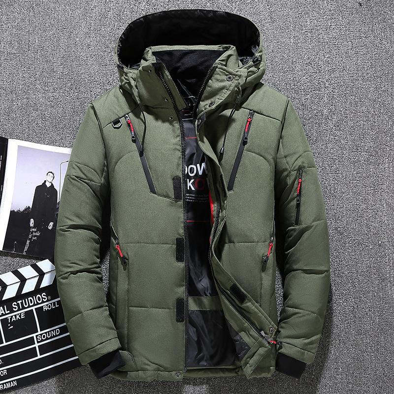 Fashion Men's Jacket With Detachable Hood, Thickened And Fashionable Winter Jacket For Young People