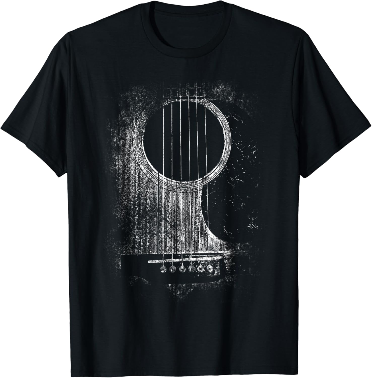 Acoustic Guitar Player Six String Classic Rock  Roll TShirt Vintage Music Gifts Unisex Summer Tops Custom Cotton Graphic Shirt S