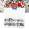 Garosa 300pcs External Tooth Washers Assortment Kit M2.5-M8 Stainless Steel Anti Loose Gasket Washers