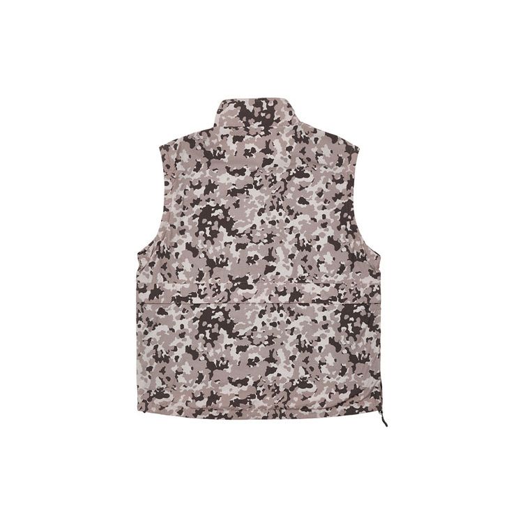 Palace Zip Off Gilet Jacket Urban Camo Unisex Outerwear Multi-Color P22JK078