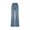 JUZI Annakou Women's 2025 Summer Vintage Washed Denim Flared Jeans