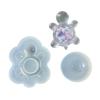 2Pcs Lovely Turtles Figurine Silicone Mold Set High Quality Sturdy Material Ideal for Crafting and Home Decors Projects