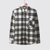 Men's Plaid Long Sleeve Button Down Shirt Pocket Casual Shirt Jacket.