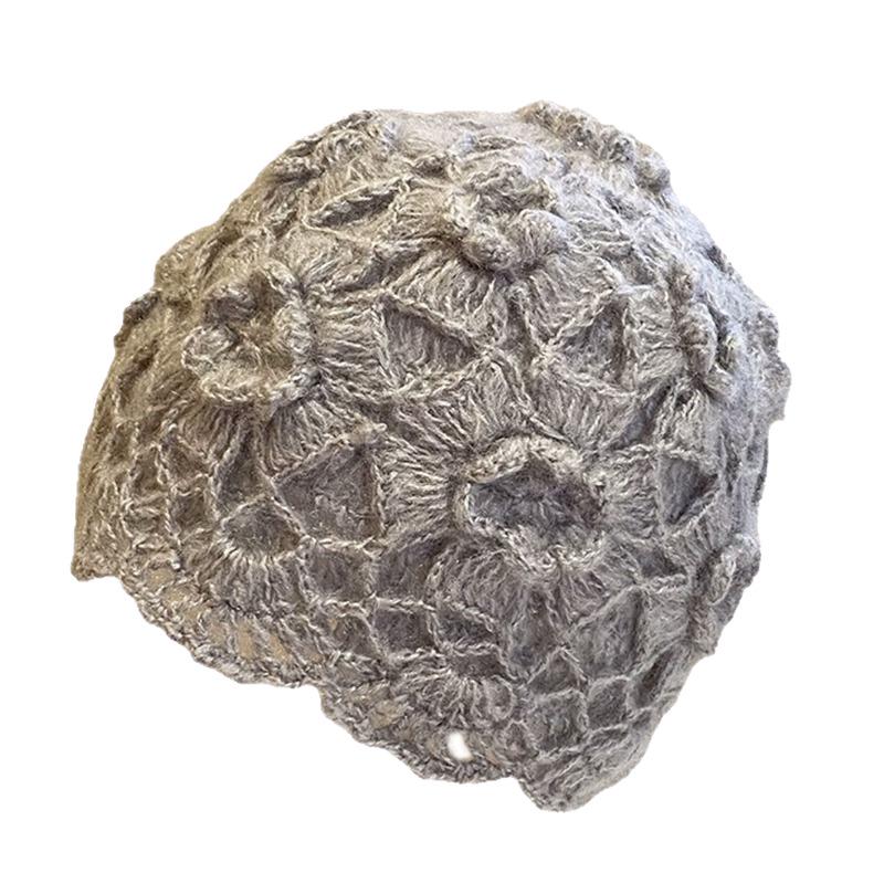 Handmade Crochet Turban Hat: Fashionable Headdress To Cover White Hair