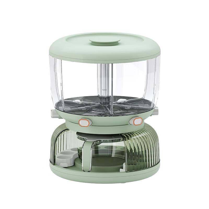 

ZISIZ Rotating Divided Rice & Grain Storage Container