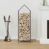 VidaXL Firewood Rack Anthracite 40x25x120 Cm, Fireplace Log Holder, Log Holder, Log Rack 864301