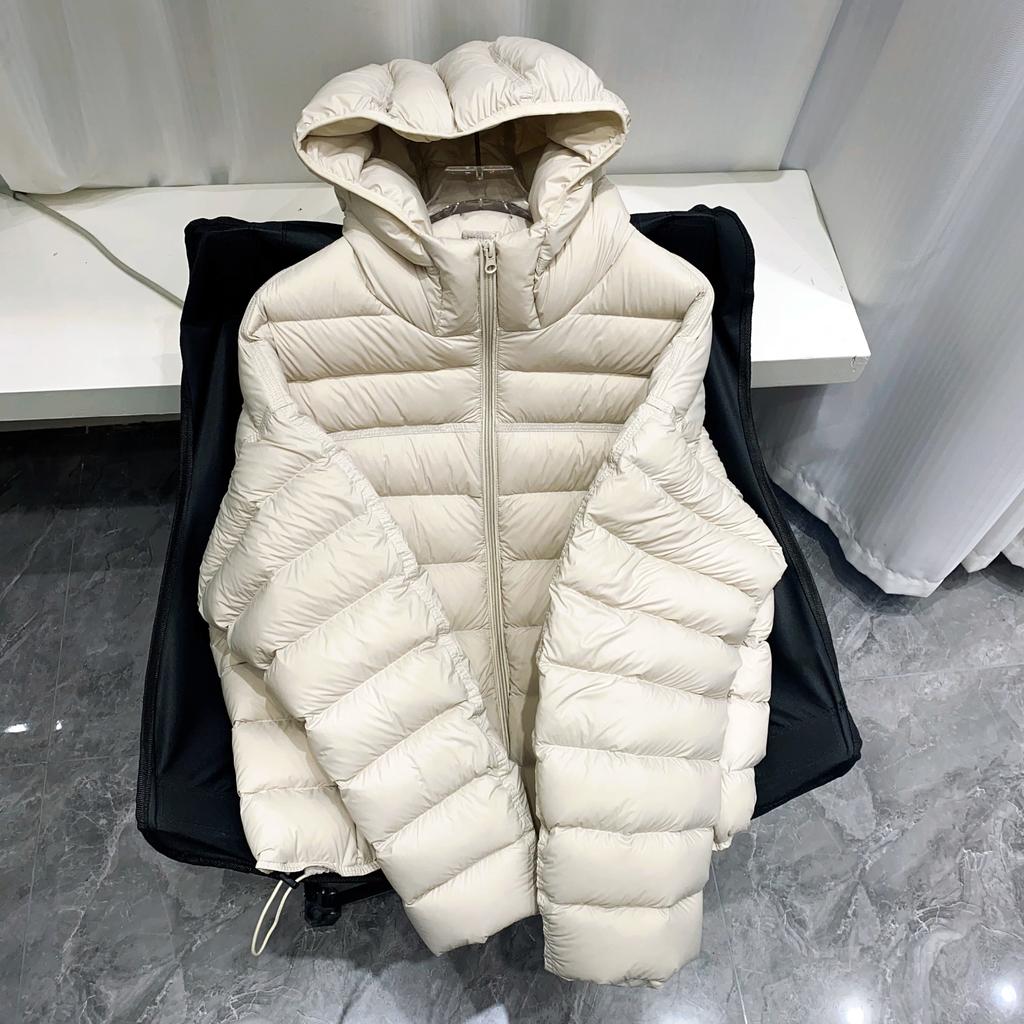 Women Winter Lightweight Down Coat Short Hooded Warm Puffer Jacket Thickened Quilted Outerwear