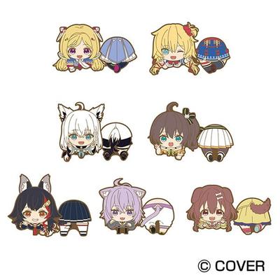 Hololive Nokkari Rubber Clip #2 1 BOX Approx. 50 X 50 X 30 Mm or Less PVC