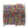 Rhinestone Trim Colorful Glittering 10 Meters Rhinestone Trim for Household DIY Craft Clothes