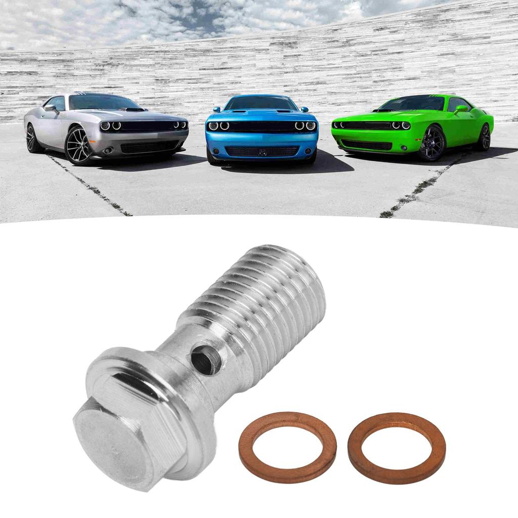 KIMISS M11 X 1.25 Banjo Bolt 2 m-Metal Solid Construction For Fuel and