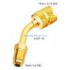 Y5GD 4-Piece R410a Adapter Mini Connector Adaptor for Air Conditioning ChargingValve