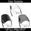 Sakurawing Universal Motorcycle Windscreen Windshield with Metal Fittings, Light Cowl, Meter, Round Eyes, Light Visor, Motorcycle