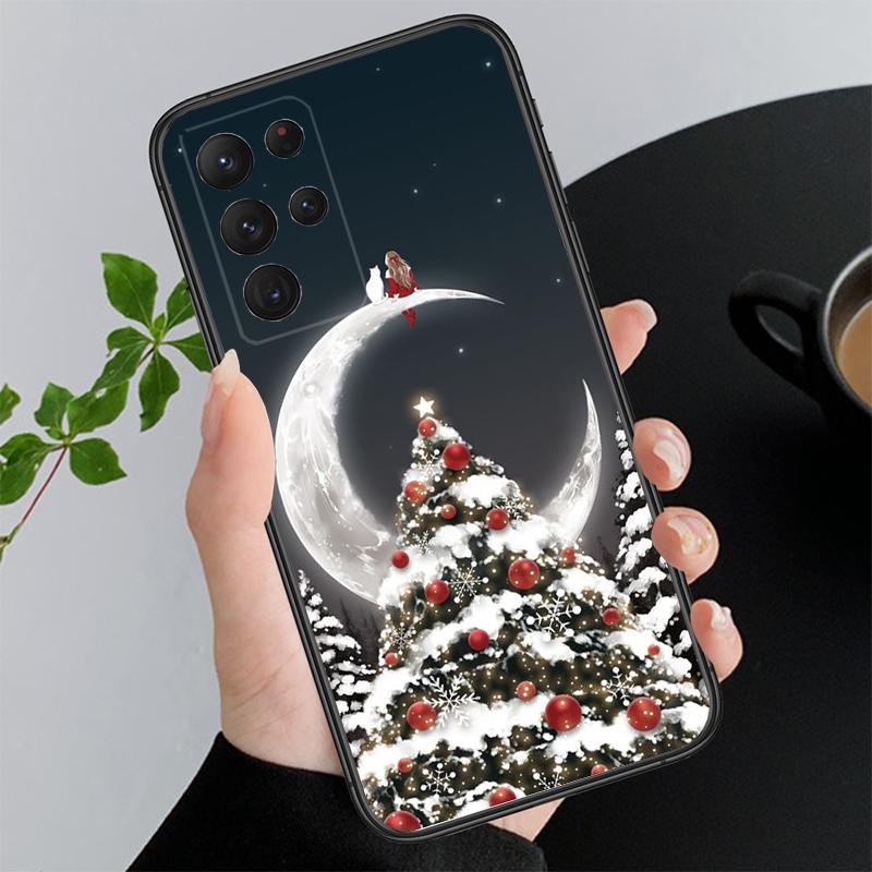 Christmas Santa Deer Snowman Phone Case For Samsung S25 S24 S23 S22 S21 S20 Ultra S20 S22 S21 S23 S20 FE Samsung S25 S24 Plus