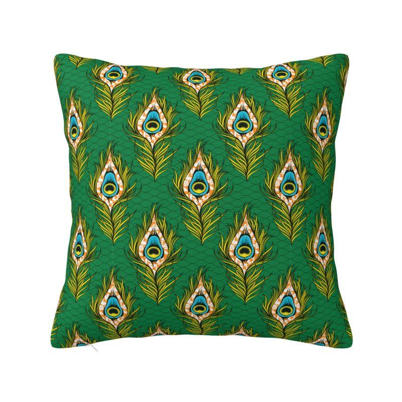 Abstract Geometric Circles Pattern Throw Pillow Covers Bedroom Decoration African Style Sofa Cushion Cover Polyester Pillowcase 30x30cm