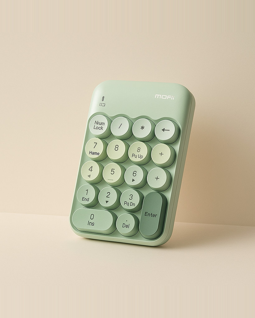 Mofii Cute Numerical Keyboard for Financial Use, Portable and Petite