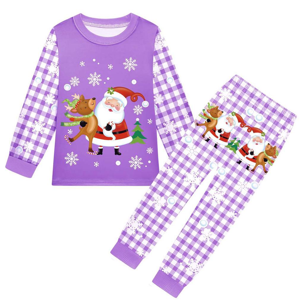 Children's Fashion Suit Skirt Round Neck Long Sleeve Top Pants