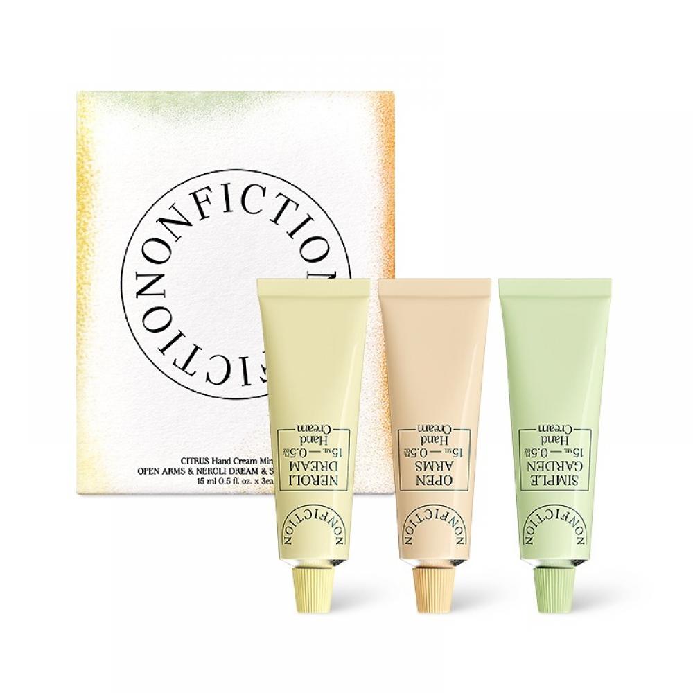 Nonfiction Citrus Hand Cream Mini Trio 15ml X3