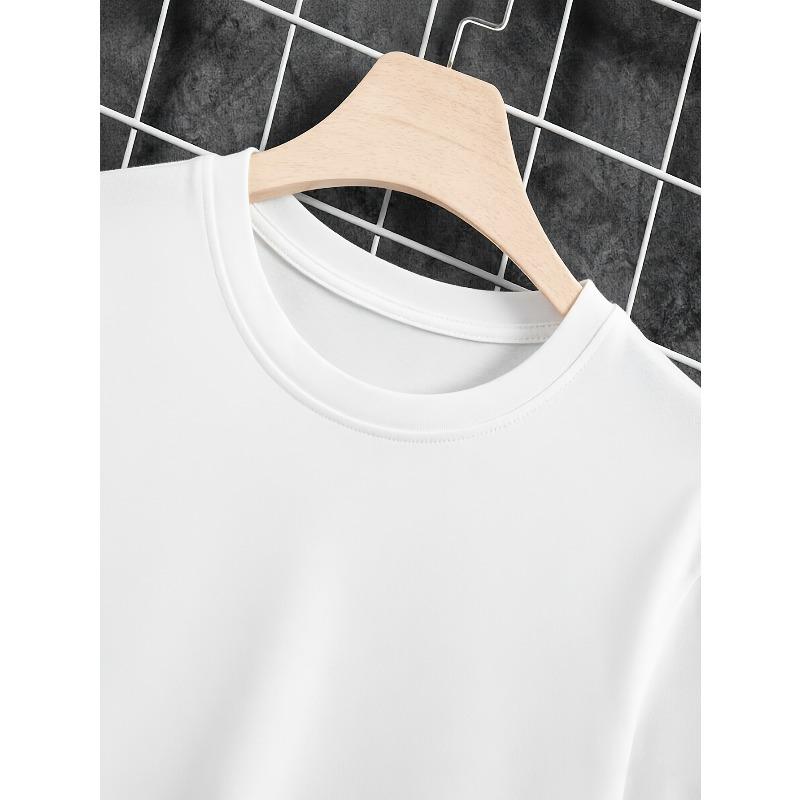 Plus Size Men'S Sports T-Shirts, Soft Breathable Casual Tees, I'M Broken with Smile And Skull Graphic, Edgy And Humorous Design, Comfortable