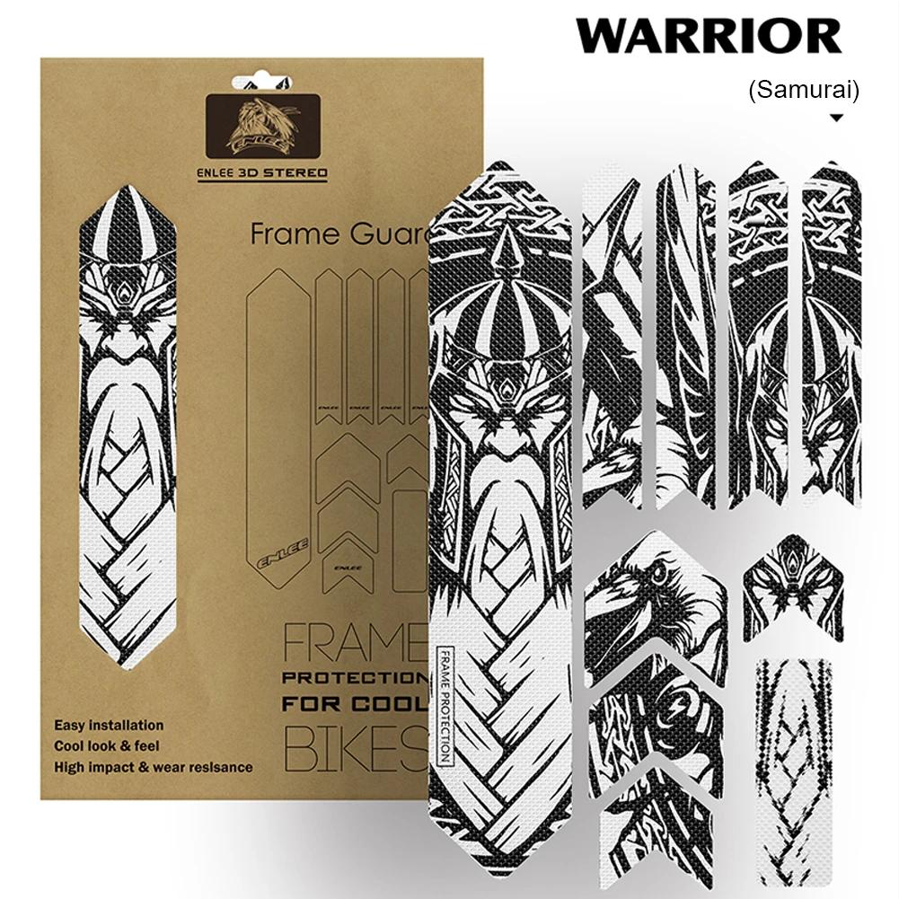 Road Bicycle Paster Guard Cover 3D Bicycle Front Fork Protective Stickers Mountain Road Bike Frame Sticker Scratch-Resistant