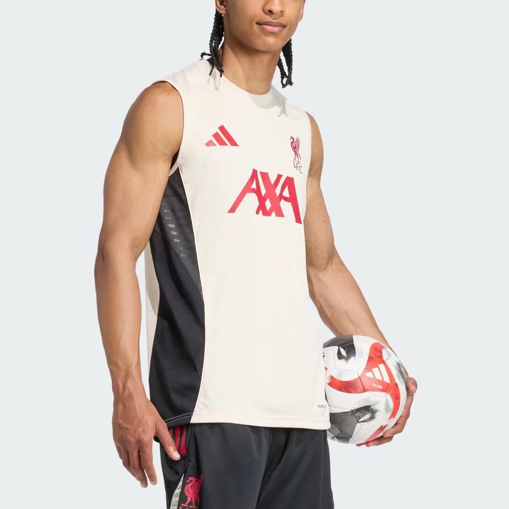 Adidas Tiro 25 Liverpool FC Moisture-Wicking Slim Fit Sleeveless Football Shirt Men Tops JV6557