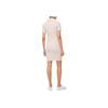 Calvin Klein Polo Neck Fitted Solid Color Short Sleeve Dress Women Dresses Pink J223724-TF6