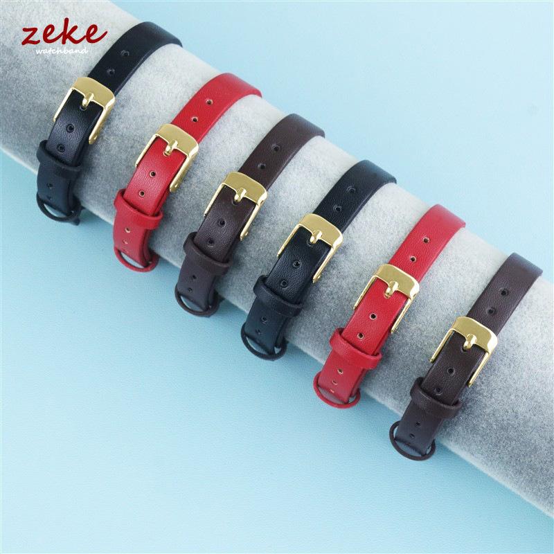 Bracciale a Catena in Vera Pelle Multicolore alla Moda Cintura di Cuoio Rame Regolabile Fatto a Mano DIY Accessori 8mm 10mm Cinturino per Orologio Ultra-sottile