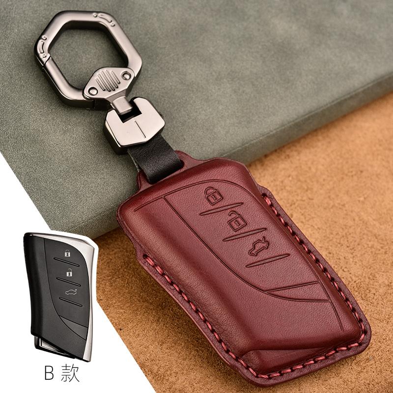 S Genuine Leather Car Remote Key Fob Cover Key Case For Lexus Es300H Es350 Es200 Es260 Ls350 Ls500H Fob Key
