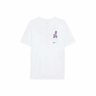Kobe Quick-Dry Printed Short-Sleeve T-Shirt for Men, White