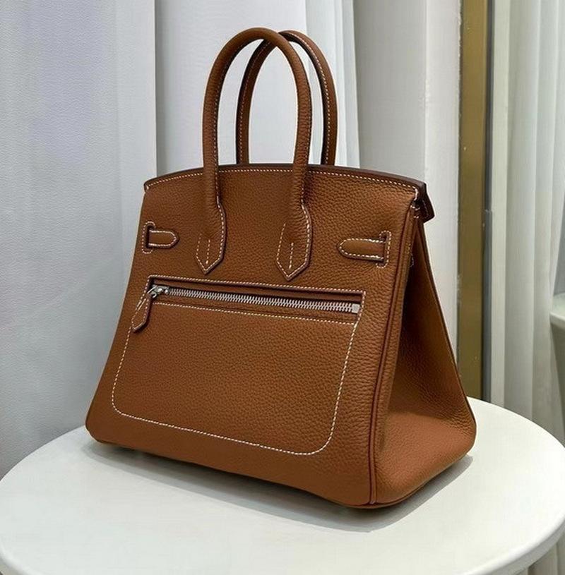 2026 Genuine Leather Women's Bag Top Layer Cowhide TOGO Knight Jacket Punk Chain Platinum Hand-held Diagonal Cross