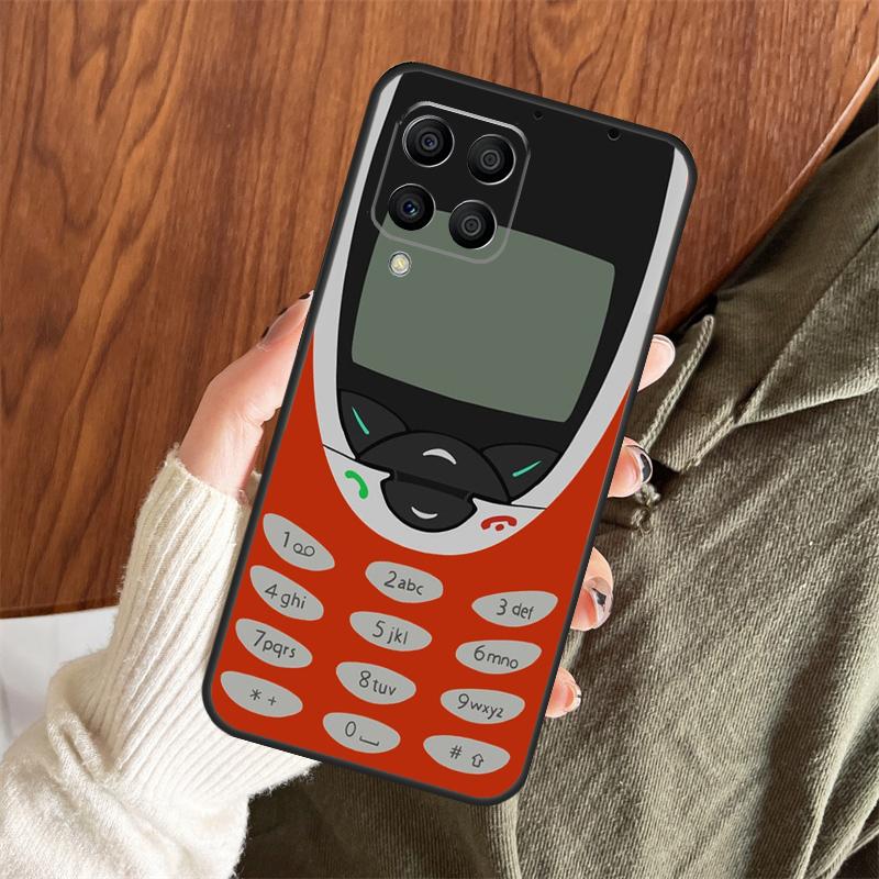 Retro Cellphone Case For Samsung Galaxy M13 M33 M53 M15 M35 M55 M06 M16 M36 M56 M31 M12 M32 M52 M14 M34 M54 Samsung M53