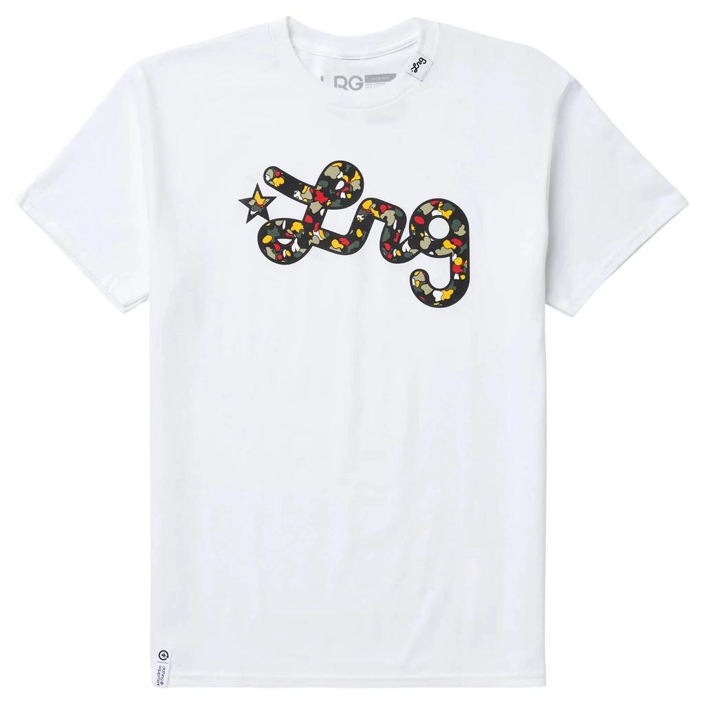 Gruppo di Ricerca Sollevato Camicia Bianca LRG Addicted To Panda Script da Uomo NWT Piccola