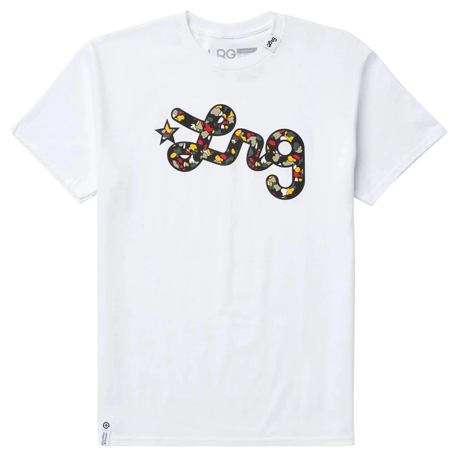 

Lifted Research Group Mens LRG Addicted To Panda Script White Shirt NWT Small S