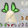 X6HE Adjustable Plush Elf Butterfly Fairies Ear Headpiece For Kids Adult Roleplay Costume Halloween Theme Event Headpiece