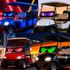 Full Color Double Row LED Light Sign For Car, 12.99''X7.87''' Programmable Scrolling LED Sign For Car, Flexible 5V/2A APP Control  Text Message