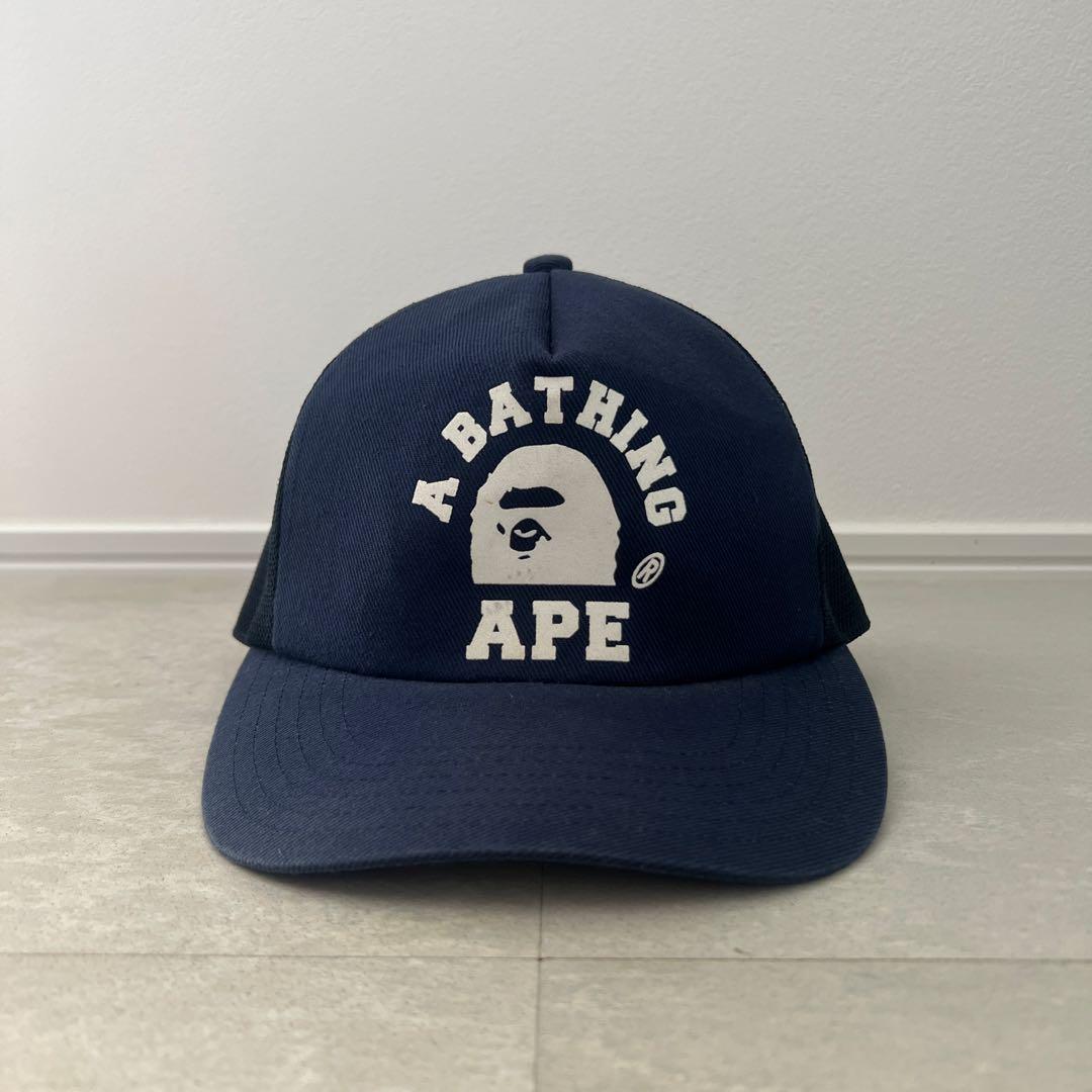 

[Б/У] A BATHING APE Сетчатая кепка/FREE/Хлопок/NVY/