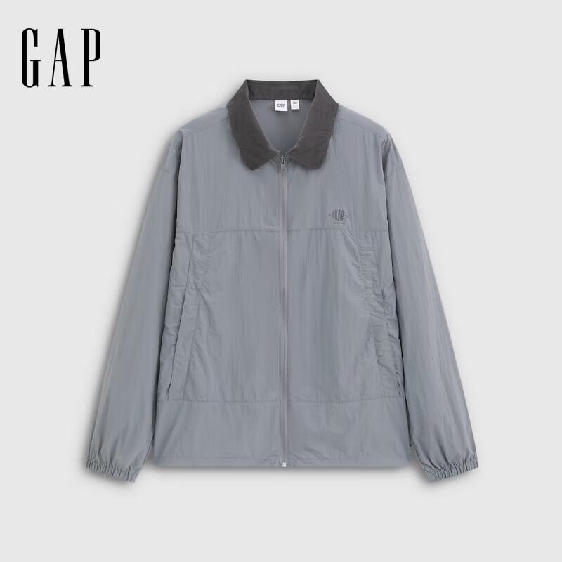 GAP Men's Water-Repellent Logo Jacket
