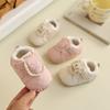 Winter Baby Shoes - Soft Sole Fleece-Lined Princess First Walkers for Infant Girls (0-18 Months)