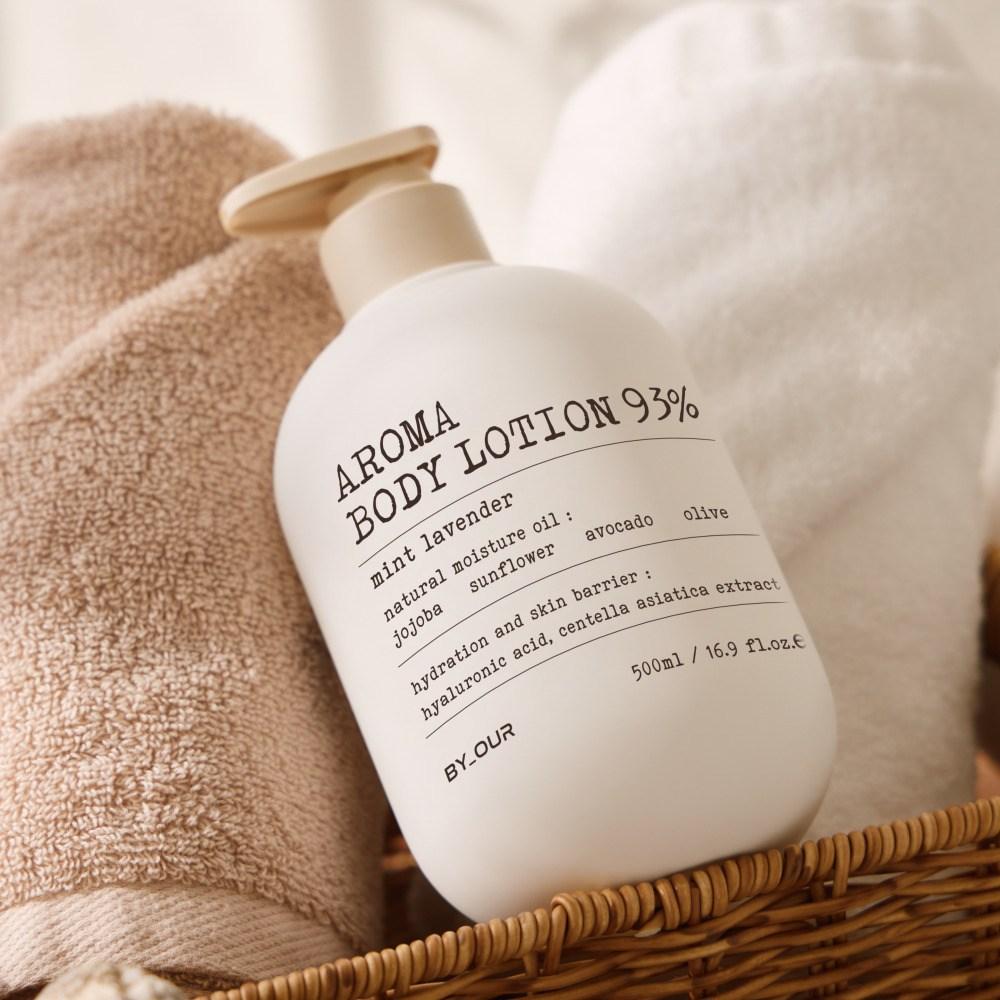 Buyauer Aroma Body Lotion Mint Lavender Fragrance, 2 units, 500ml