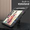 For iPad Pro 11 (2025)/11 (2024) Case PC + TPE Tablet Cover with Hidden Zinc Alloy Kickstand