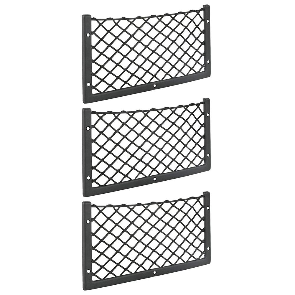 

3Pcs/Lot 36*18cm Car Net Door Panel Bus Seat Back Mount Organizer Mesh Phone Holder Storage Bag Pocket For Wallet Keys